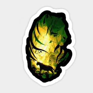 Mystic tiger Sticker